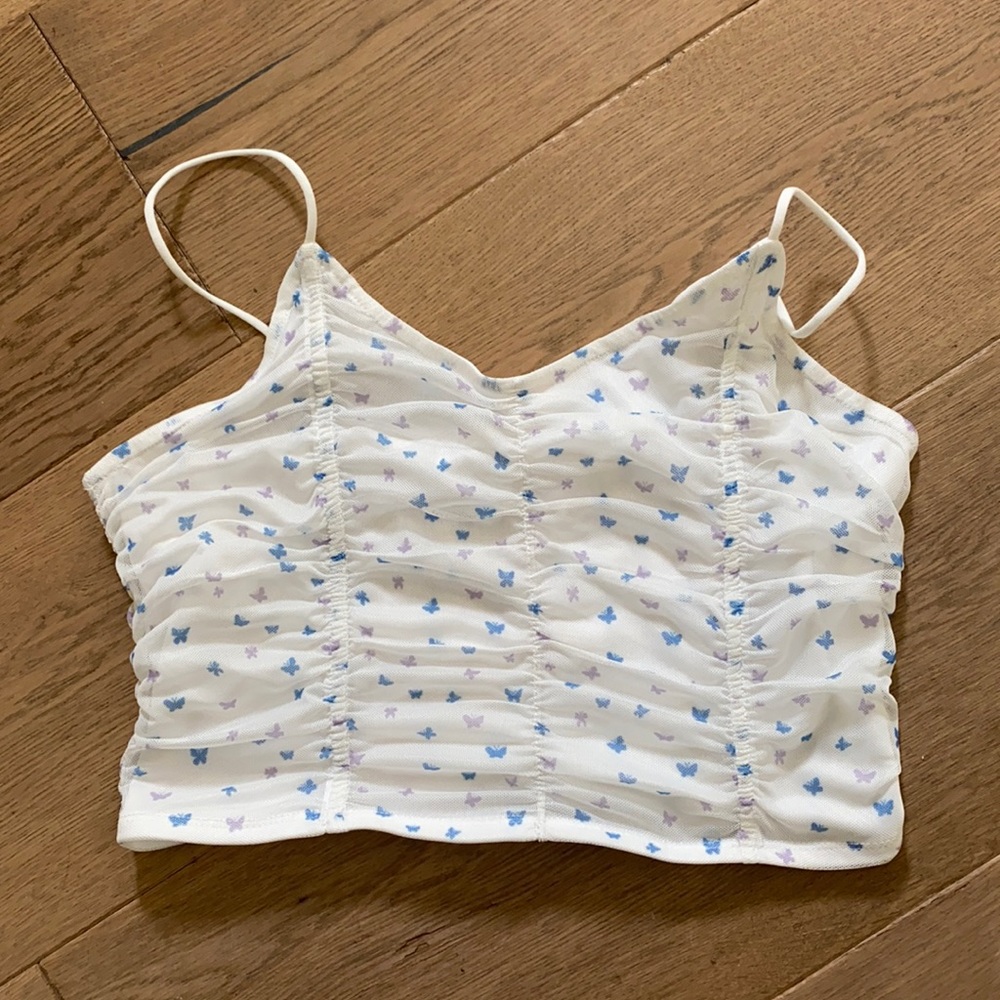 butterfly crop top